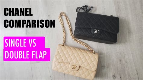 chanel flap preloved|Chanel single flap vs double.